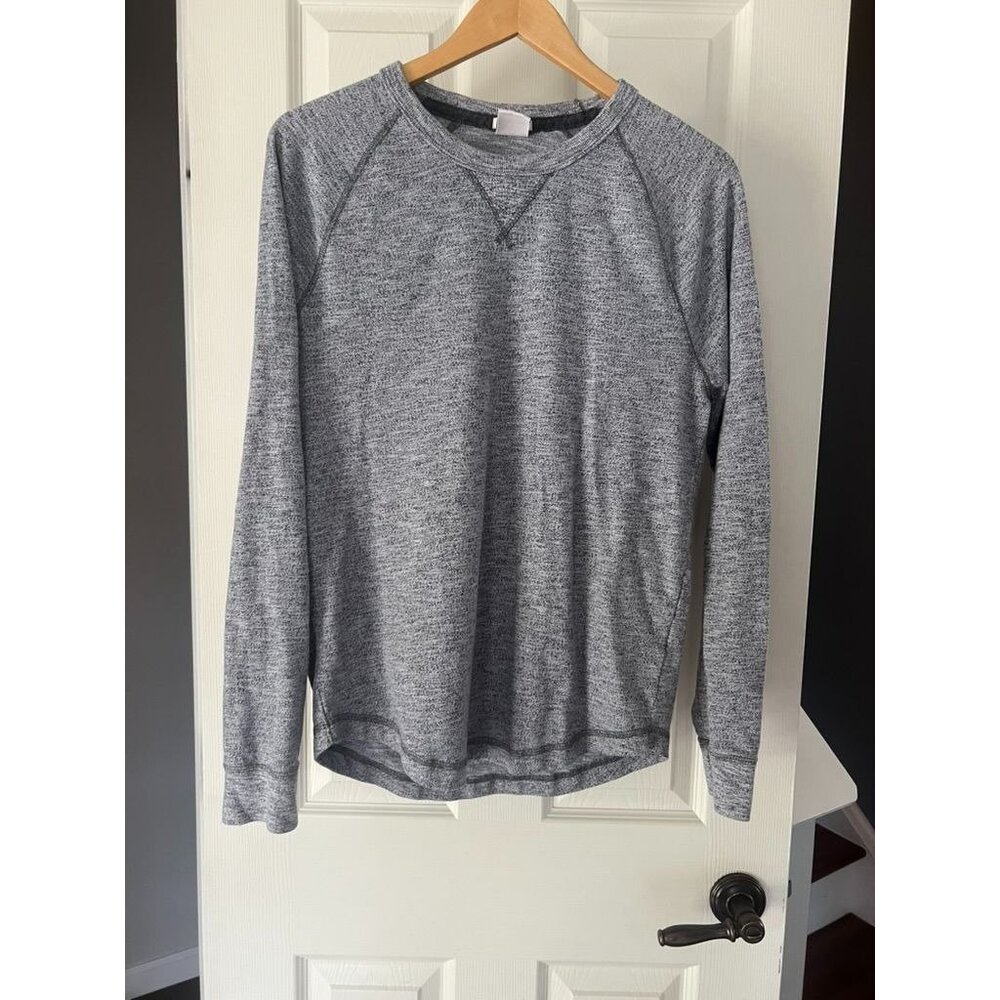 Abercrombie & Fitch Men’s Muscle Long Sleeve Crewneck Gray Pullover Sweatshirt S